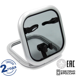 Люк палубный Альбатрос распашной 400х400 мм дымчатый (030824T)